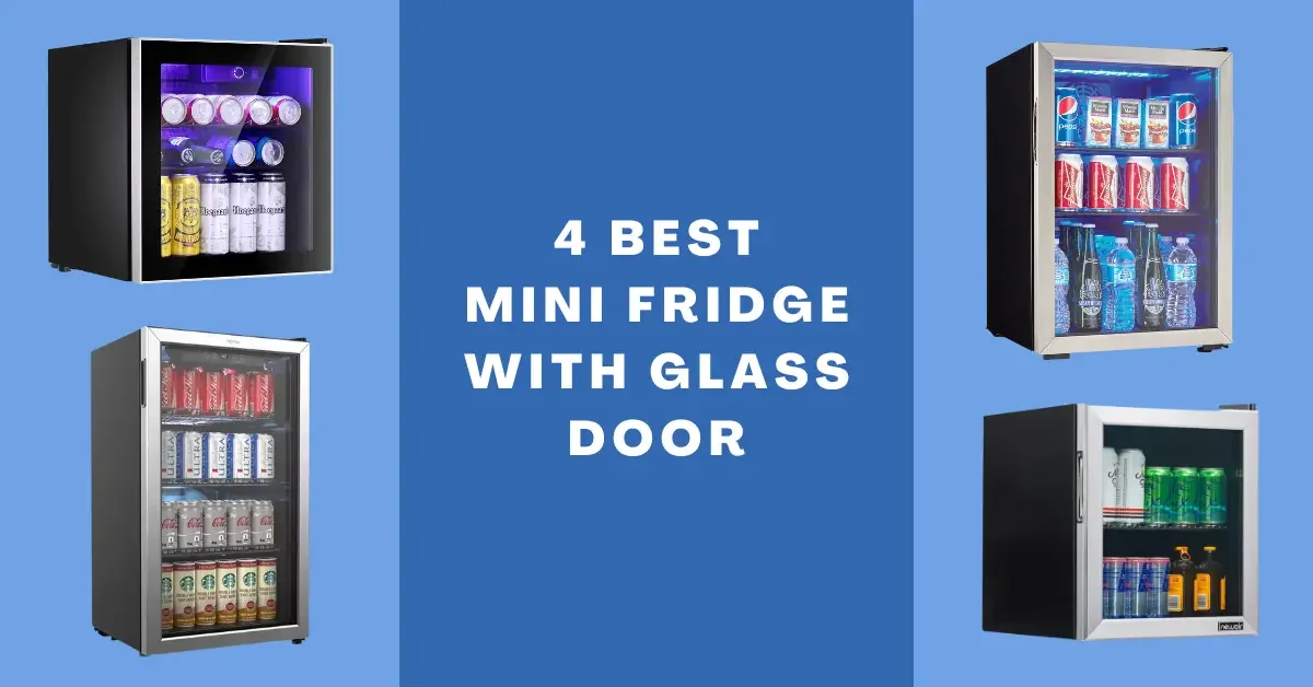 best mini fridge with glass door