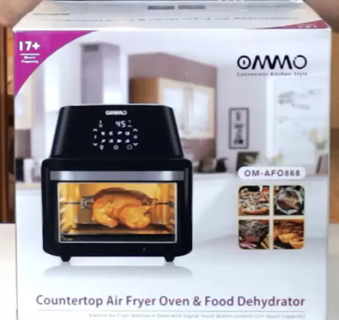 ommo dehydrator air fryer box