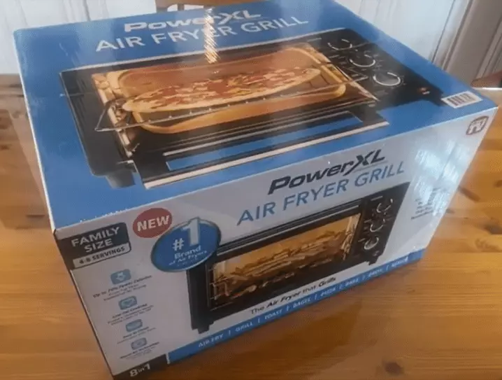 powerxl 8-in-1 air fryer grill box