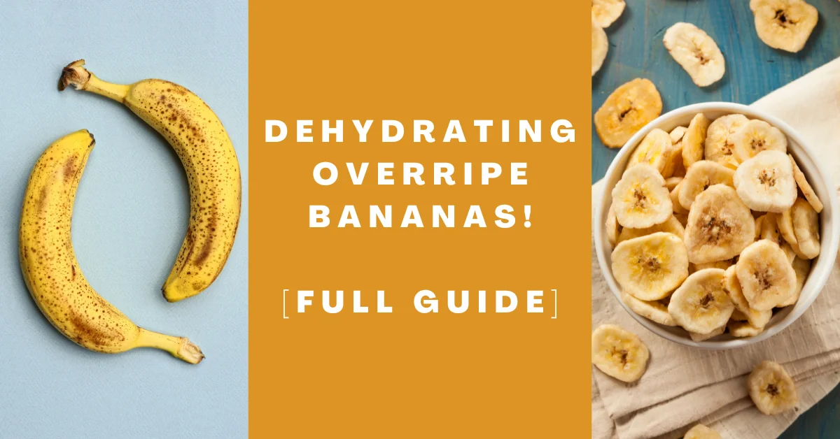 Can You Dehydrate Overripe Bananas