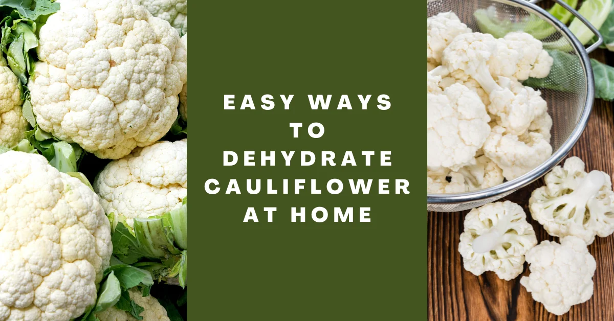 Can You Dehydrate Cauliflower