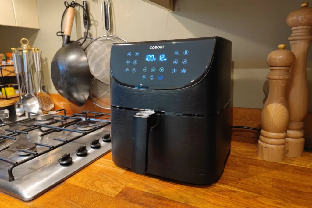 air-fryer-next-to-stove