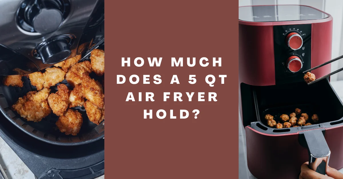 how much does a 5 qt air fryer hold