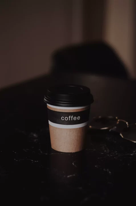 a to go coffee cup