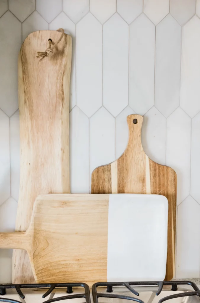 wooden cutting boards to place under air fryer
